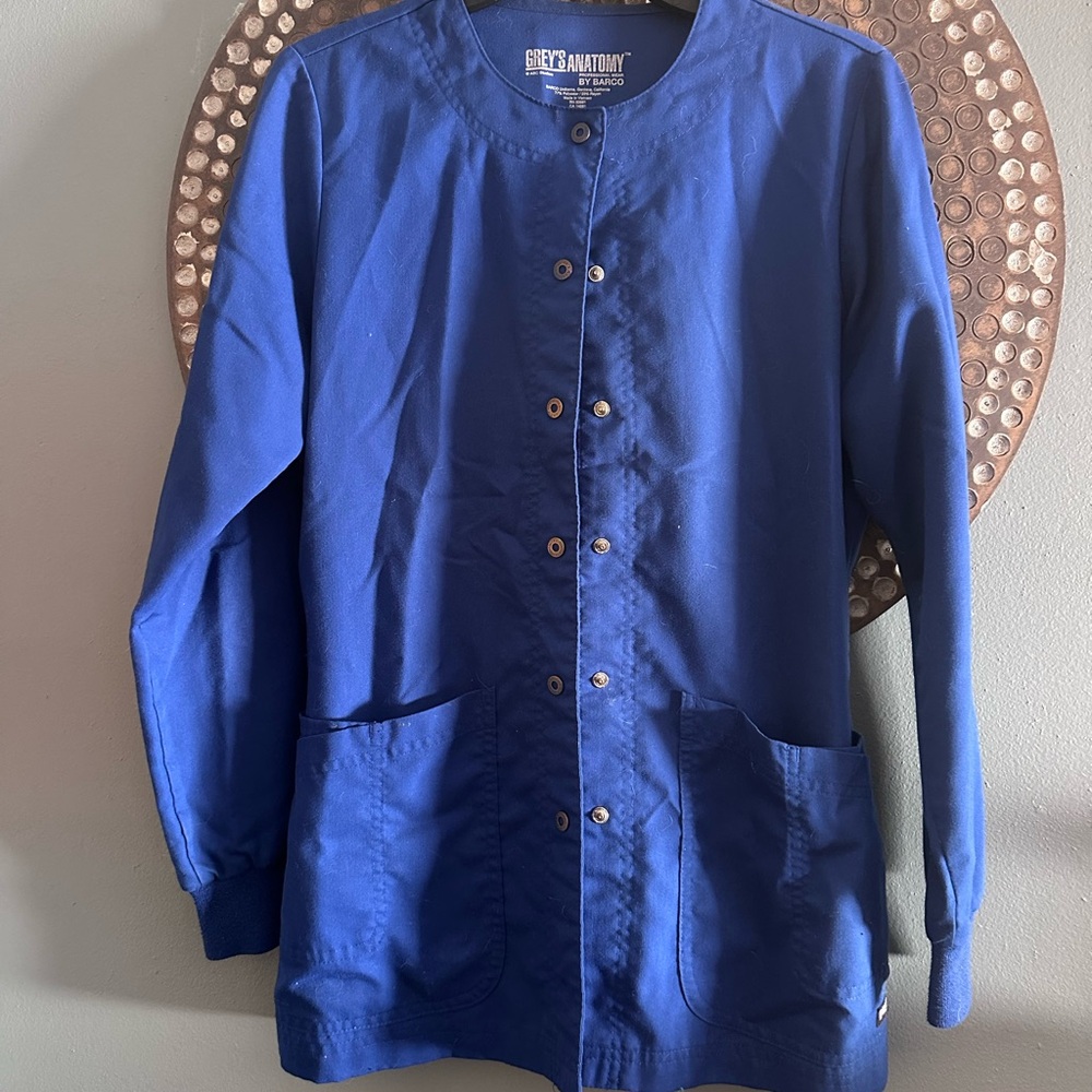 Grey's Anatomy Blue Button-Up Jacket